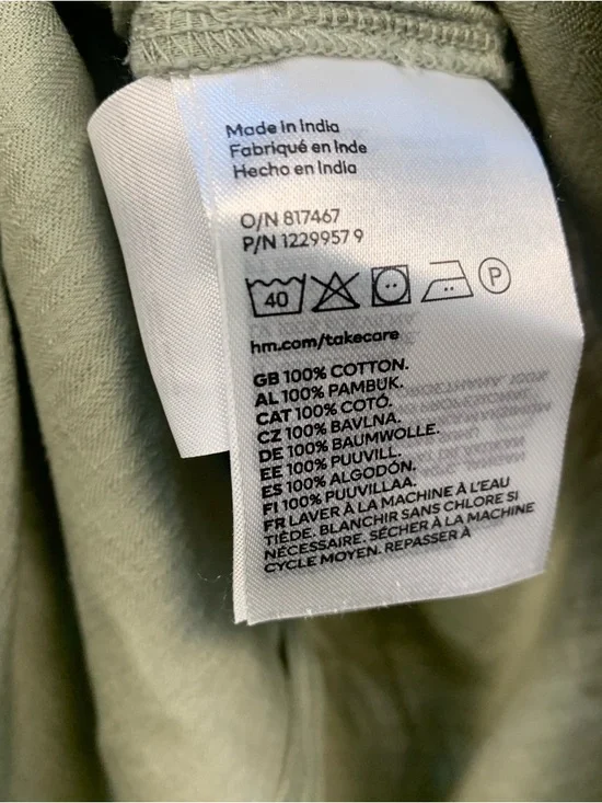 H&M Cotton Embroidered Midi Dress - Picture 5 of 11